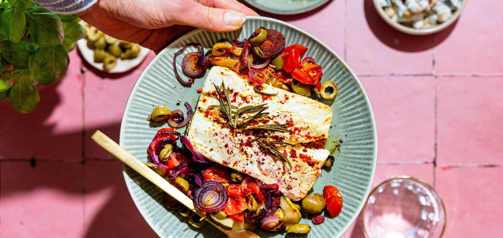 Gegrilltes Feta-Säckchen