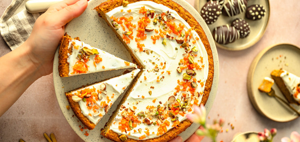 Karottenkuchen mit Protein