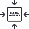 Klein und kompakt