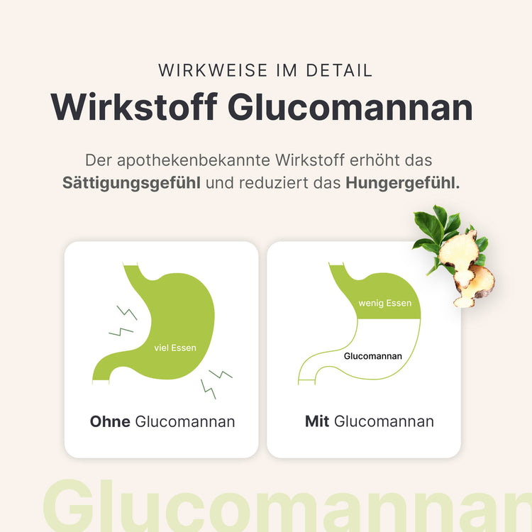 Die Wirkung von Glucomannan