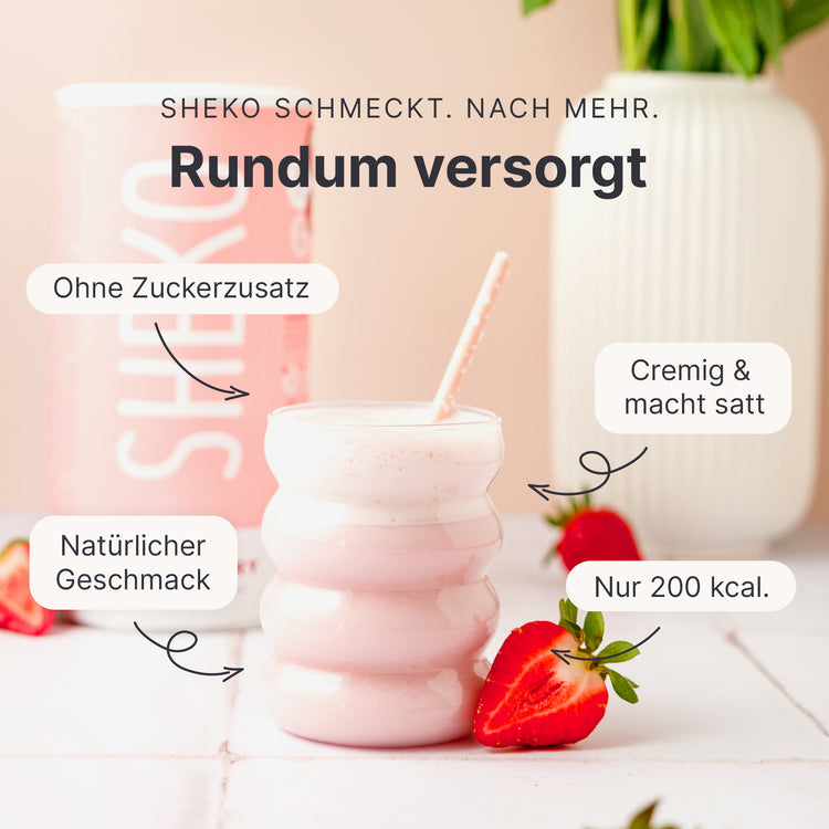 Shake monoporzione sostitutivo del pasto alla fragola