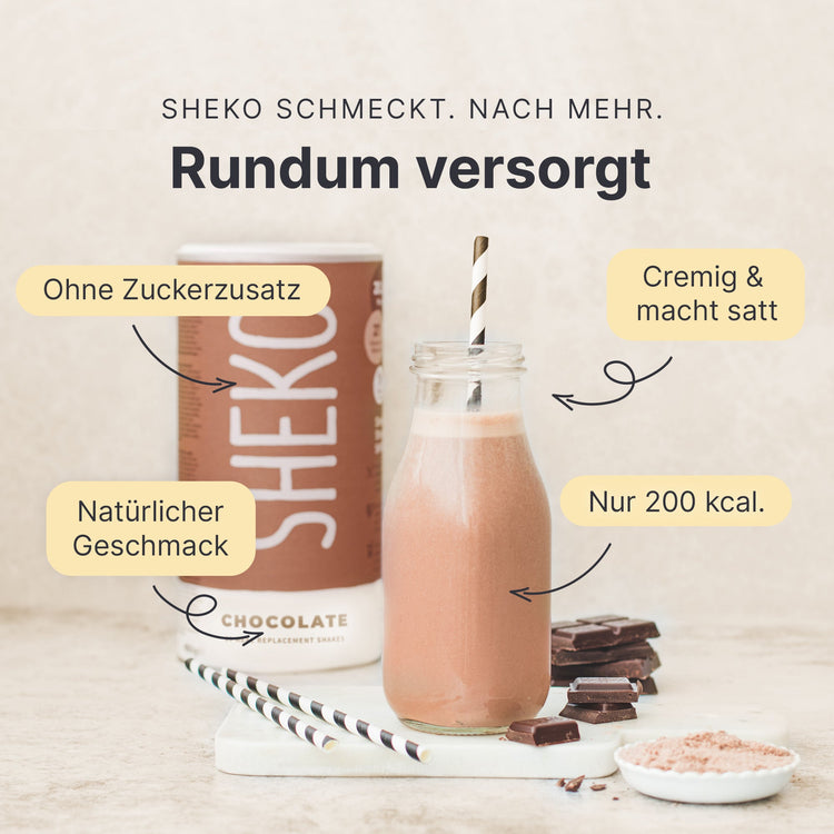 Shake monoporzione sostitutivo del pasto al cioccolato