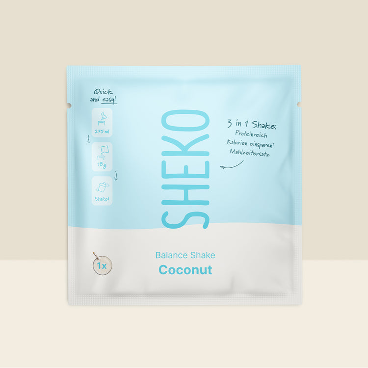 Shake monoporzione sostitutivo del pasto al cocco