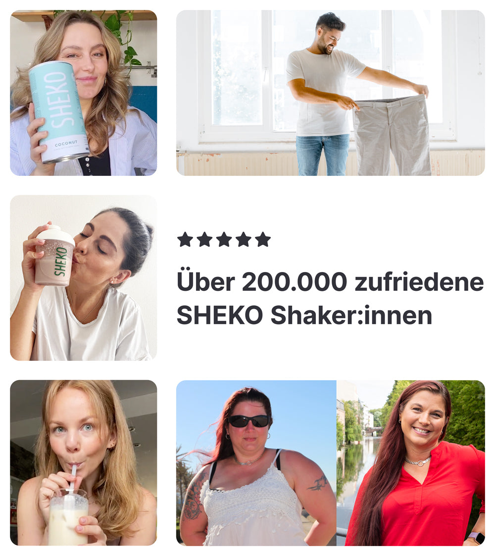 Über 200.000 zufriedene SHEKO Shaker:innen