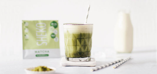 Iced Matcha Protein Latte