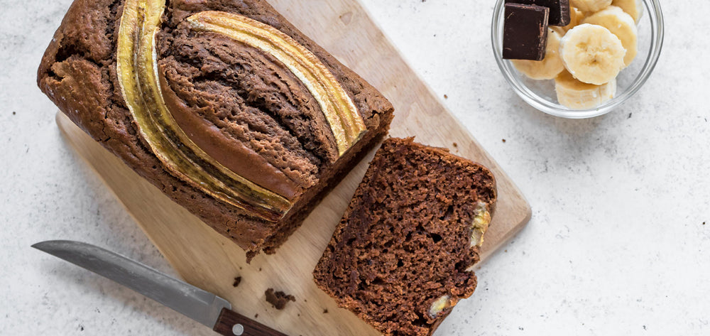 Protein-Schoko-Bananenbrot