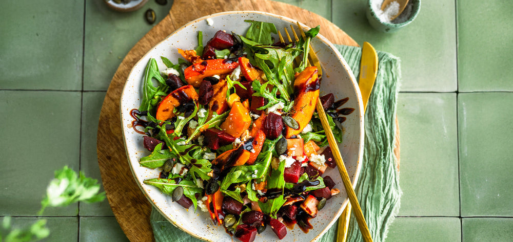 Warmer Rote-Bete-Kürbis-Salat