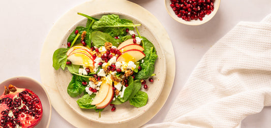 Wintersalat zubereitet