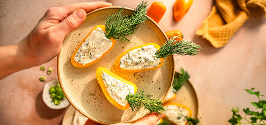 Gefüllte Mini-Paprika