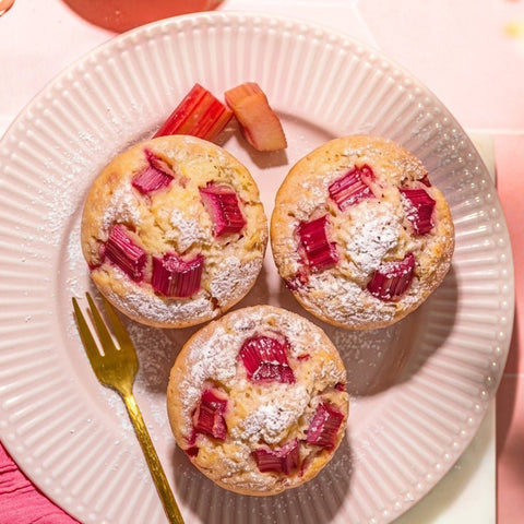 Rhabarber-Muffins - SHEKO