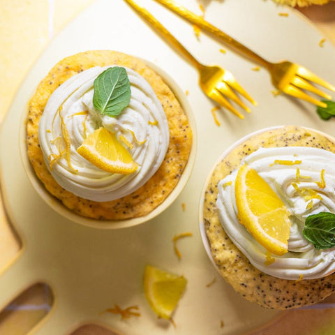 Zitronen-Mohn-Tassenkuchen - SHEKO