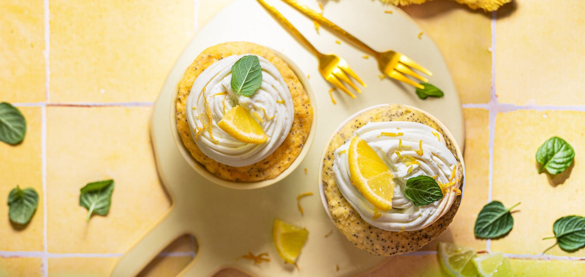 Zitronen-Mohn-Tassenkuchen - SHEKO