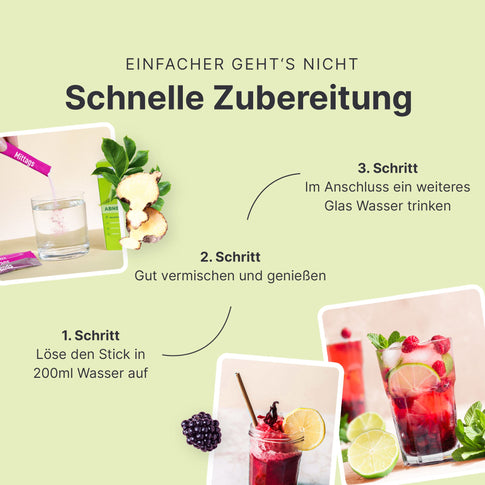 Einfache und schnelle Zubereitung