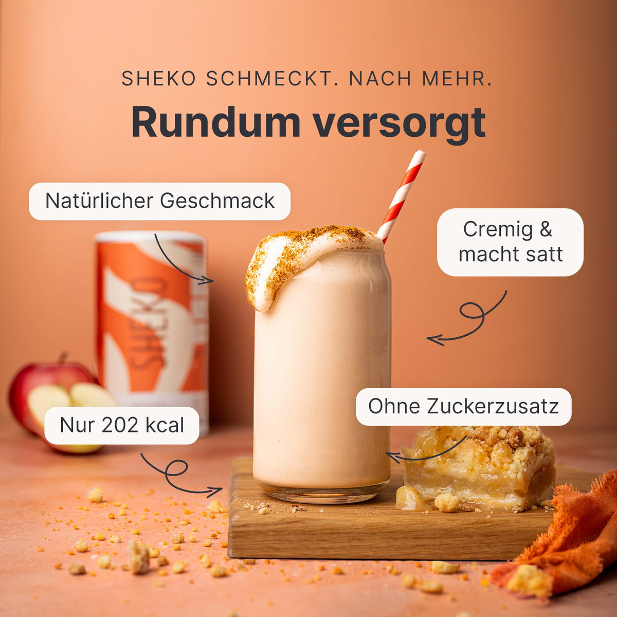 Balance Shake Apple Crumble