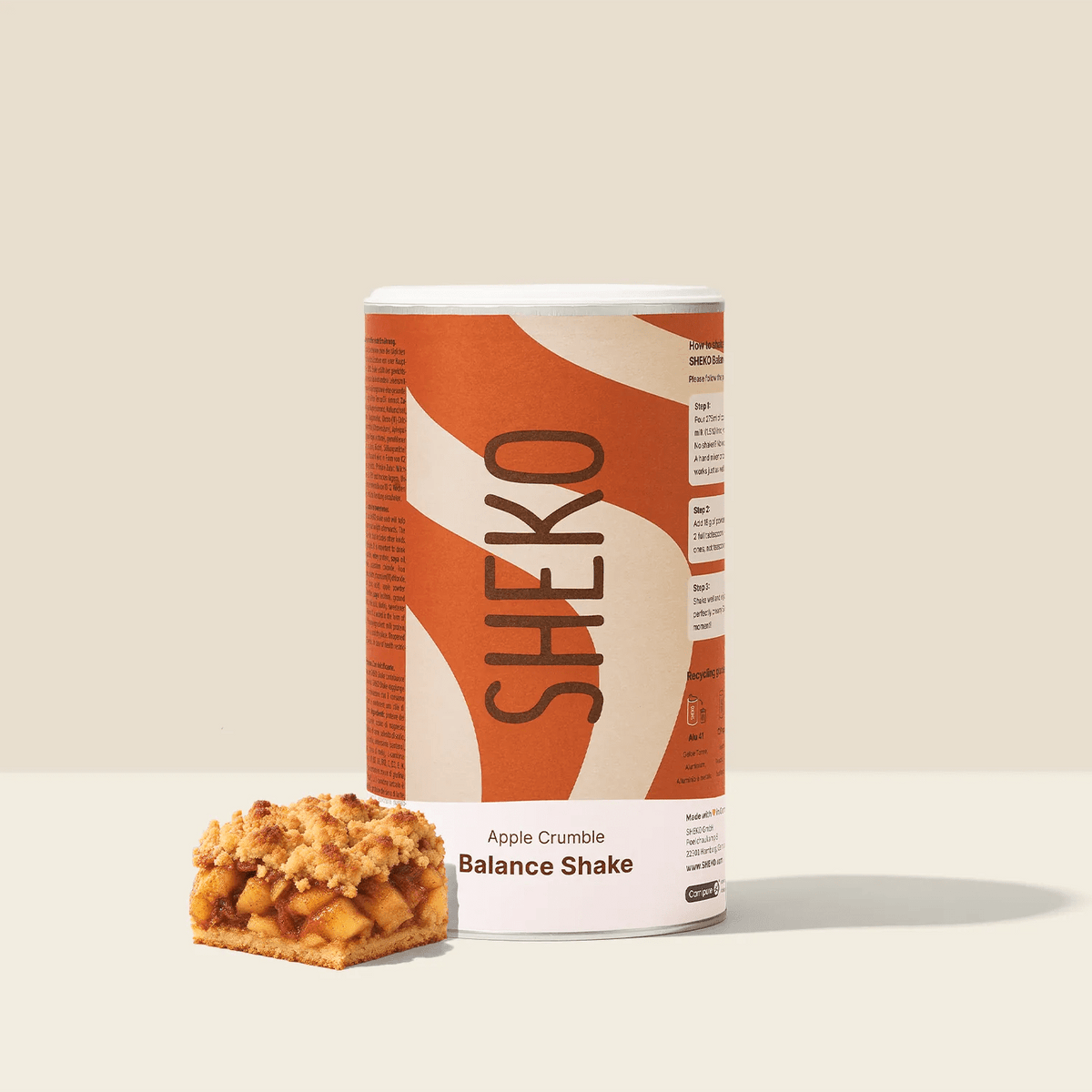 Balance Shake Apple Crumble