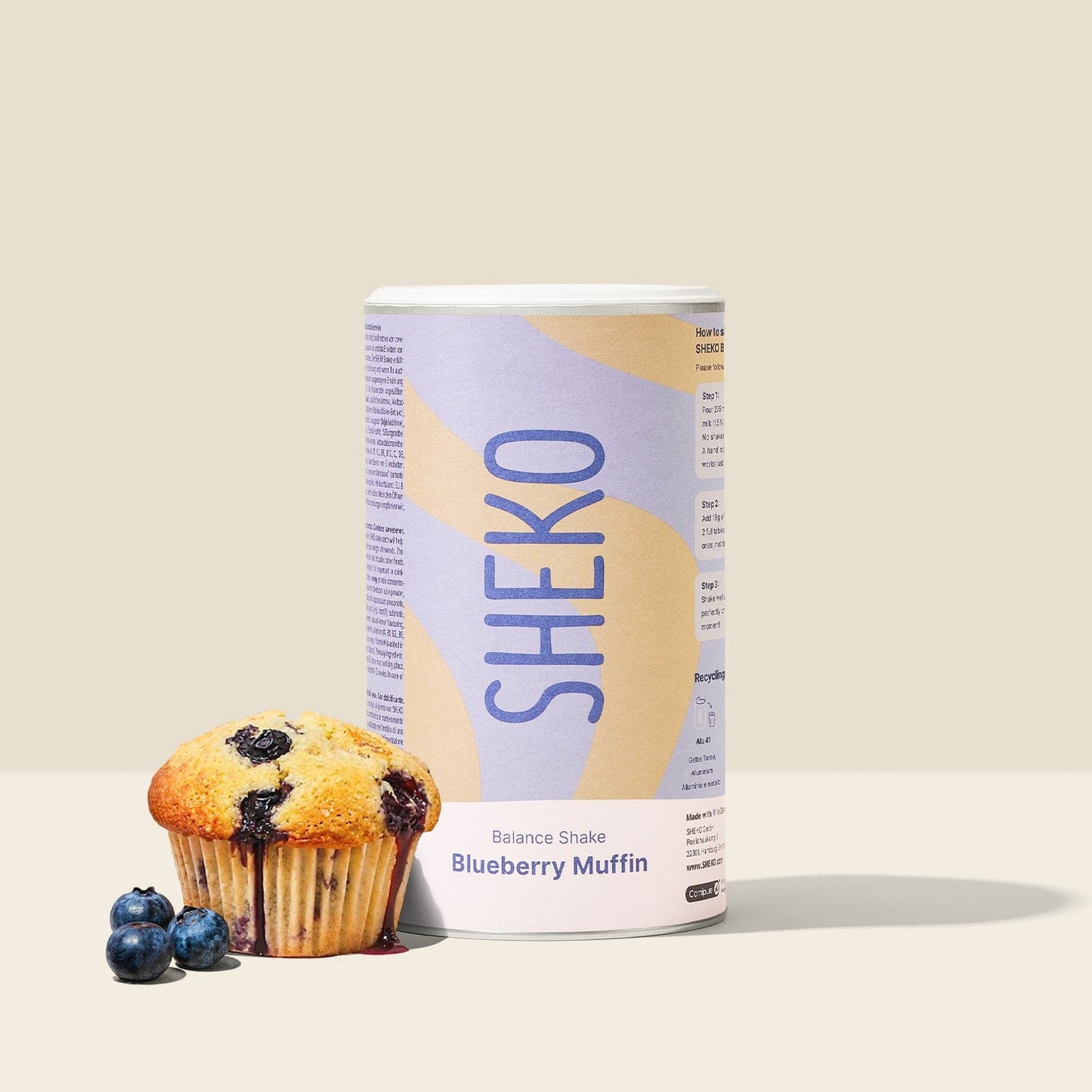 Balance Shake Blaubeer Muffin