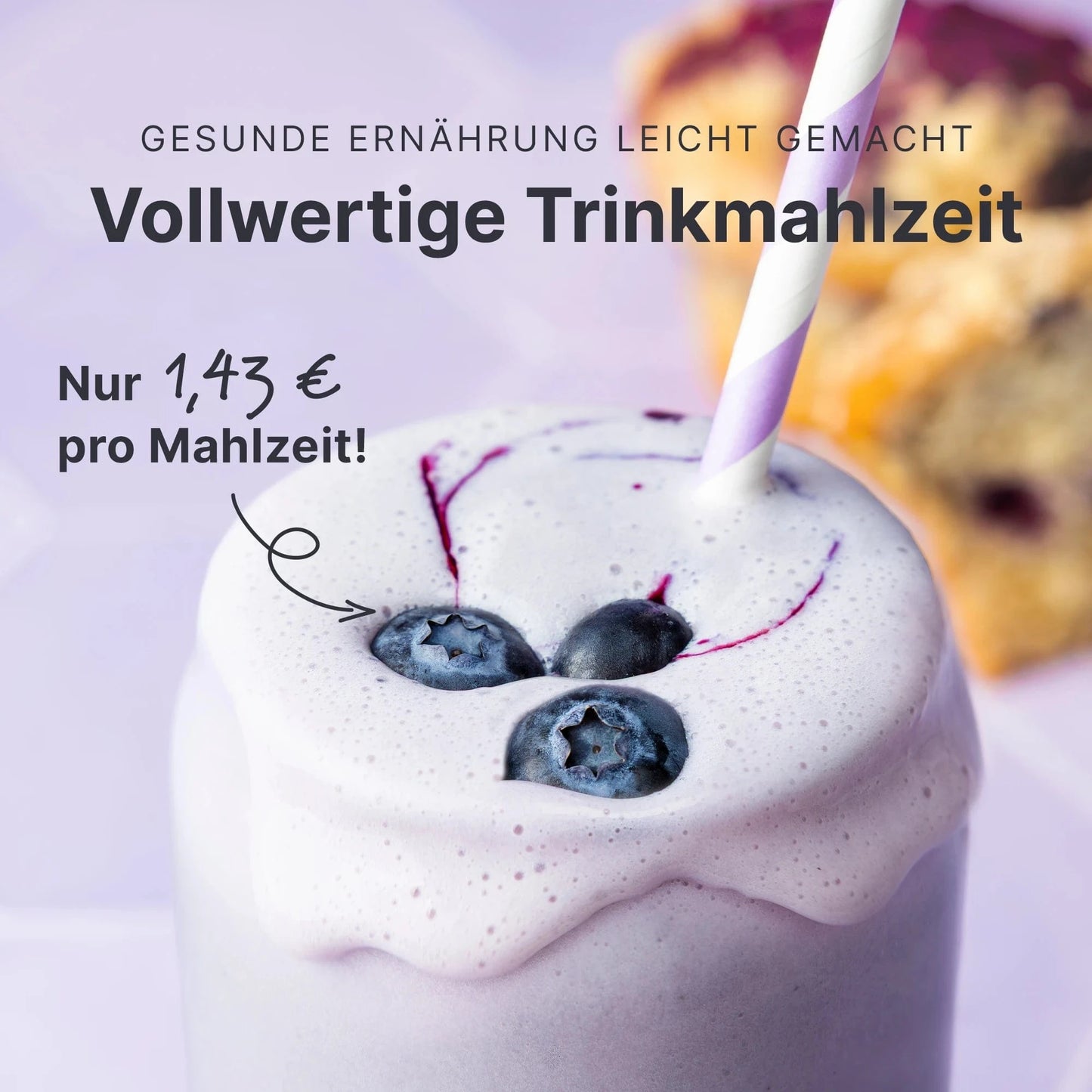 Balance Shake Blaubeer Muffin