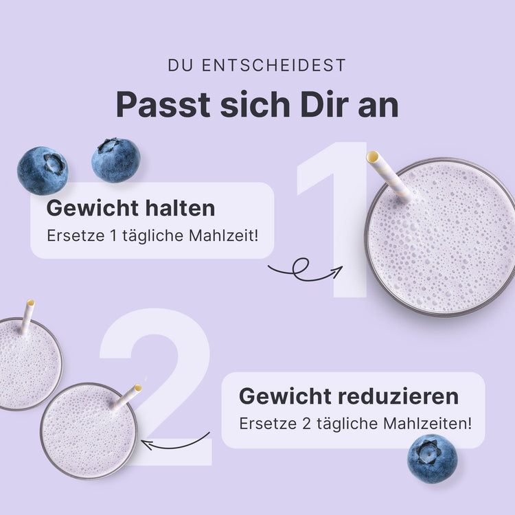 Balance Shake Blaubeere