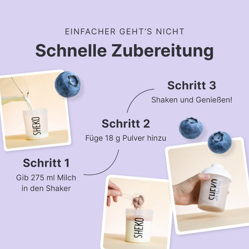 Balance Shake Blaubeere