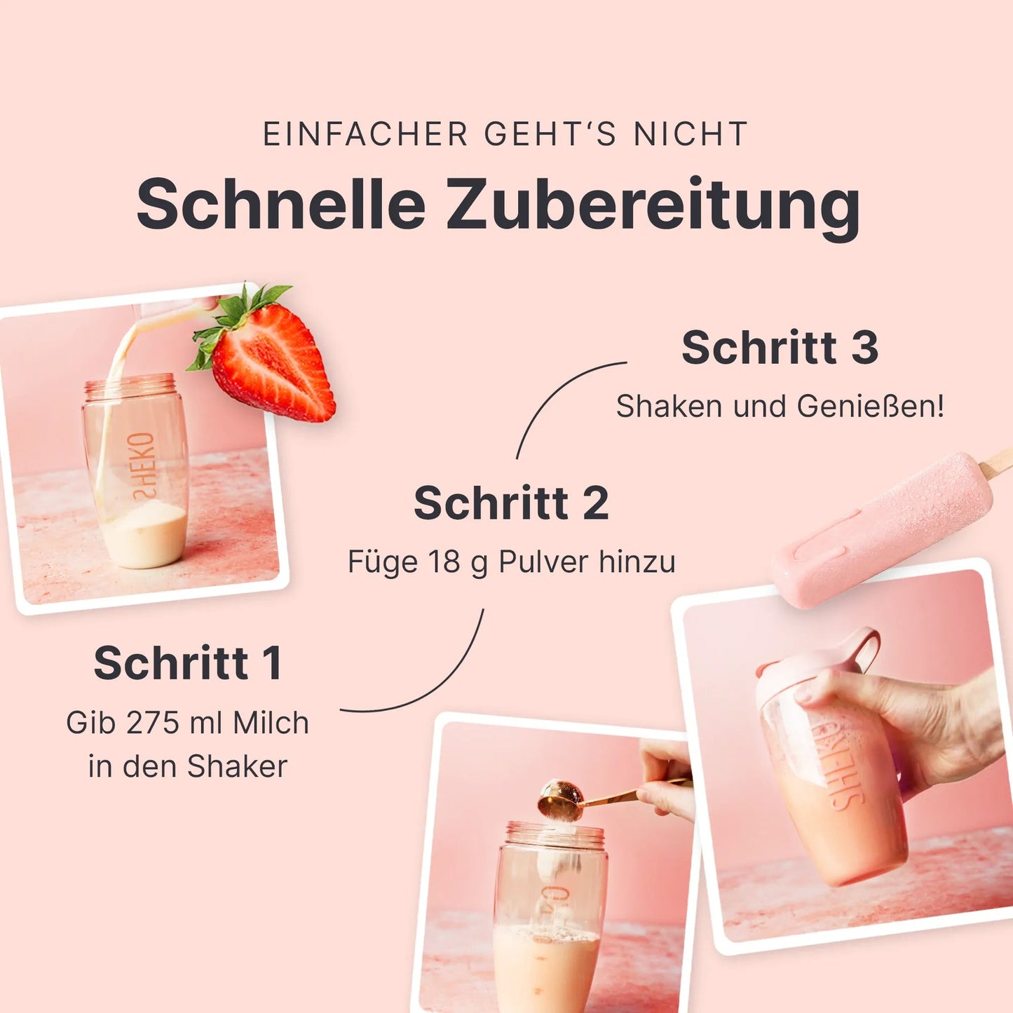 Balance Shake Milky Strawberry