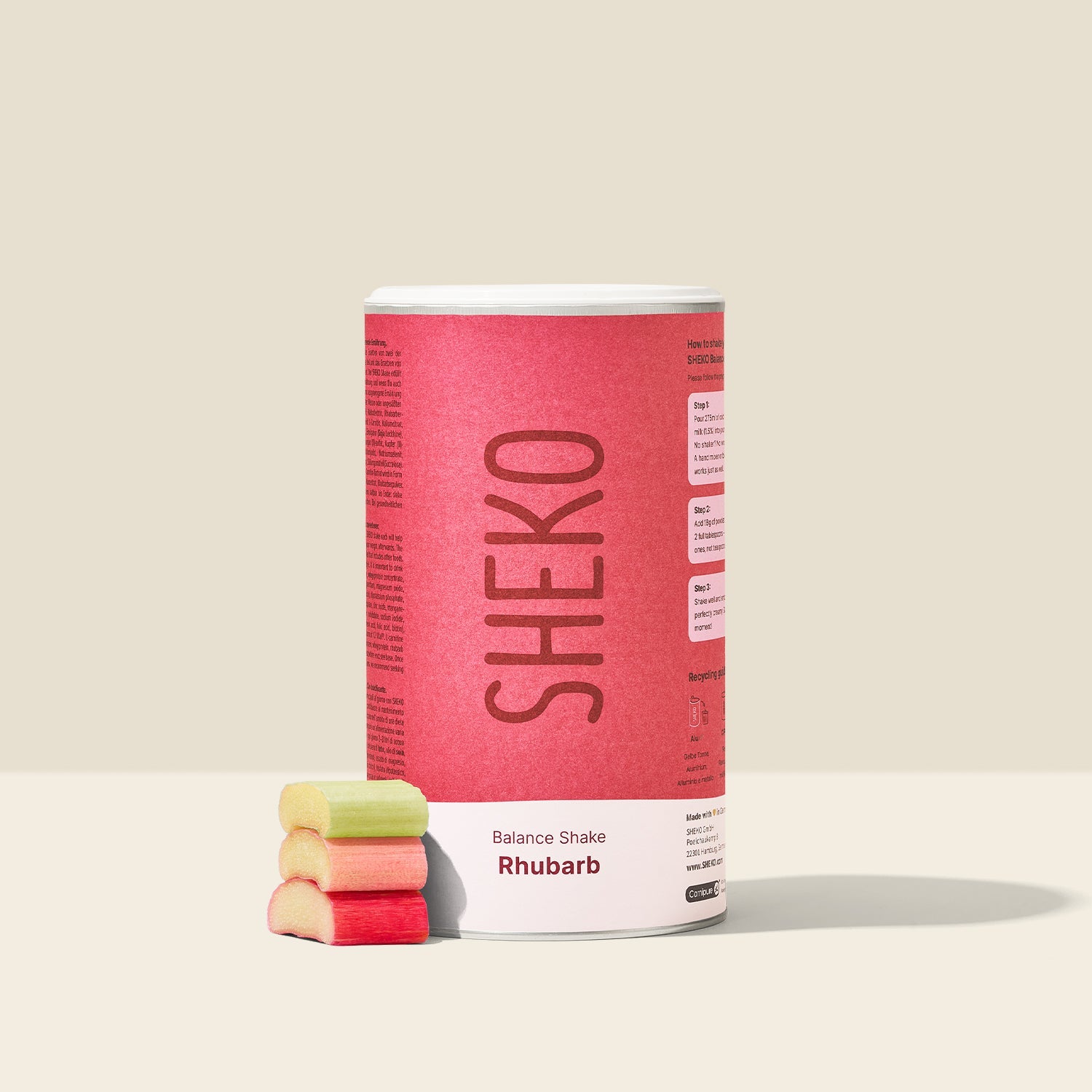 Buy Rhubarb Diet Shake for €29.95 | SHEKO Shop