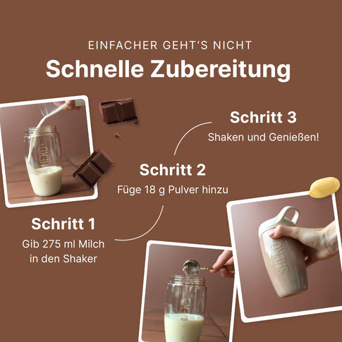 Balance Shake Schoko Erdnuss Karamell