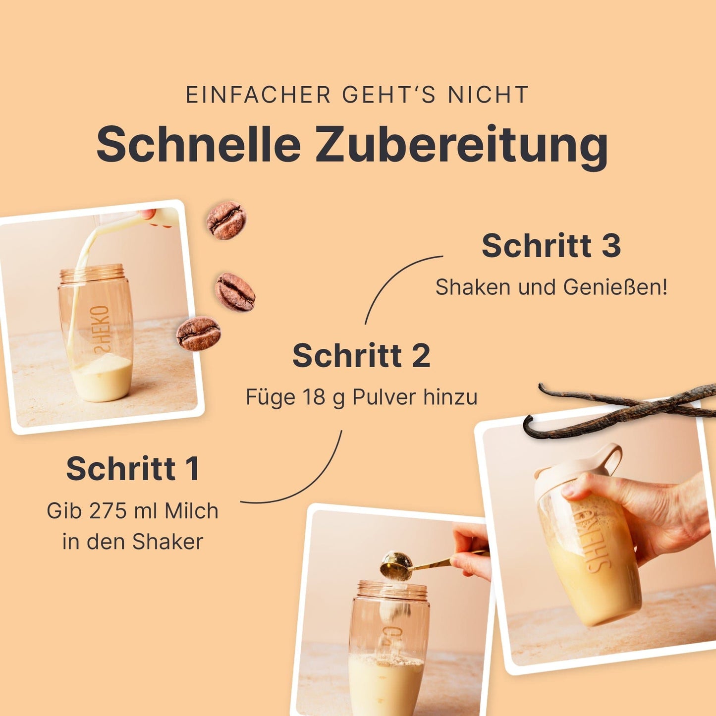 Balance Shake Vanilla Iced Coffee