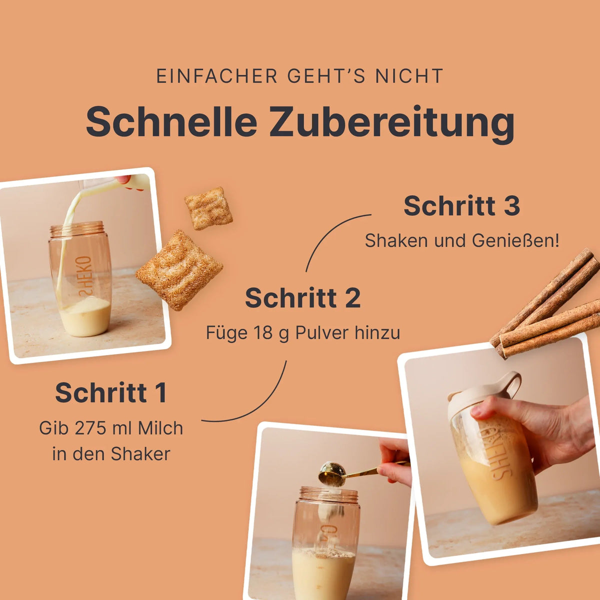 Balance Shake Zimt-Milch