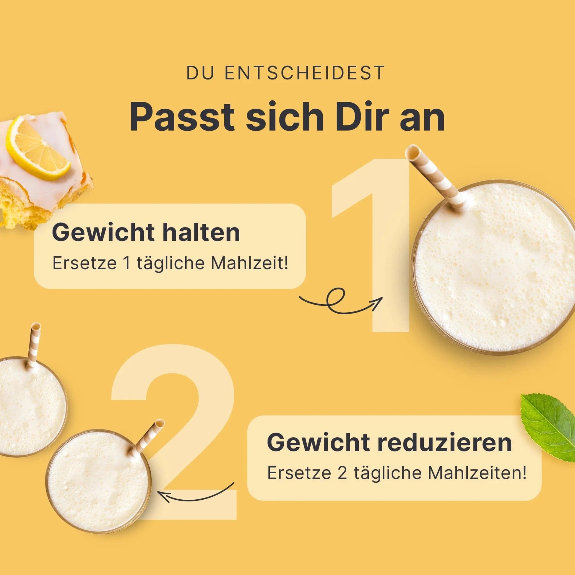 Balance Shake Zitronenkuchen