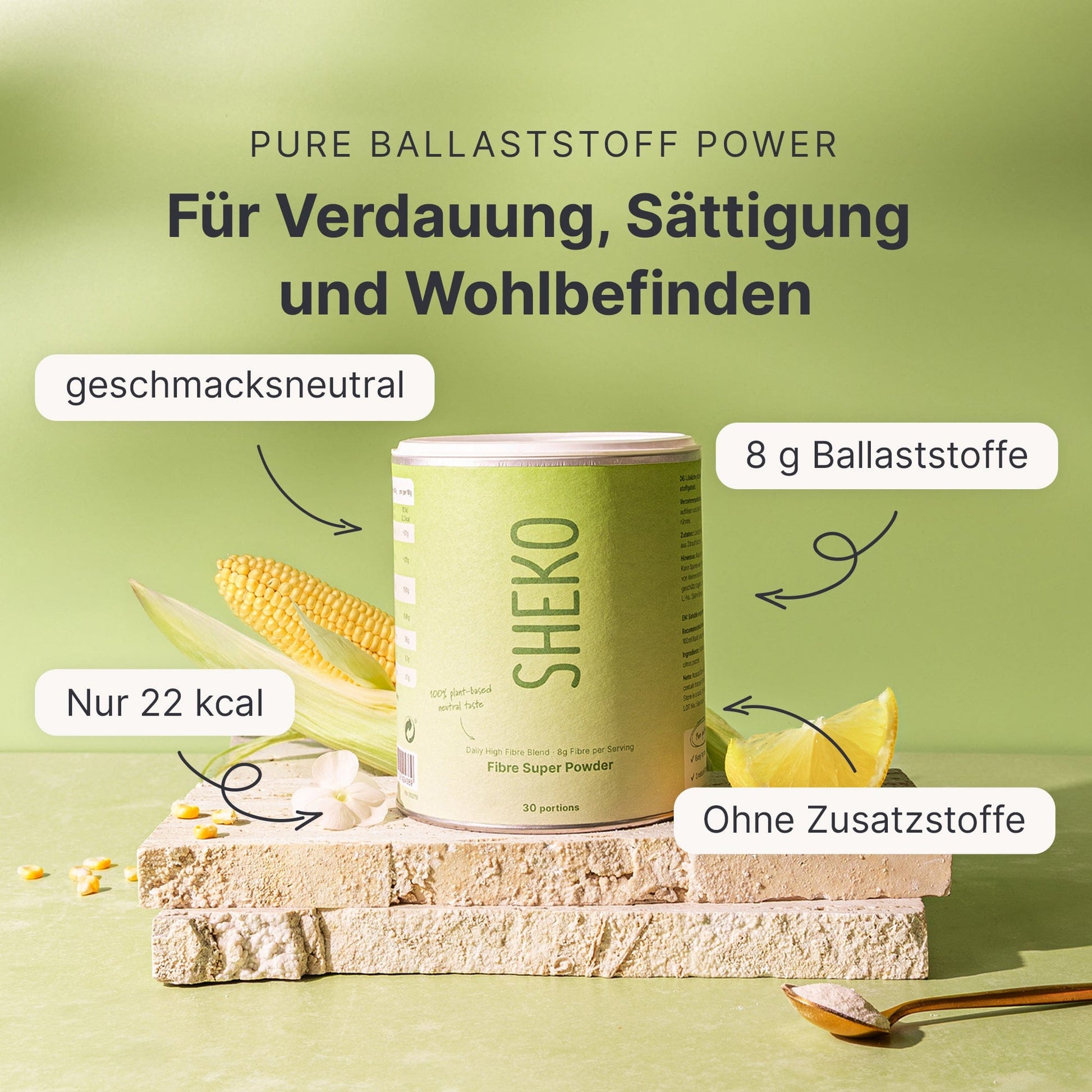 Ballaststoffpulver