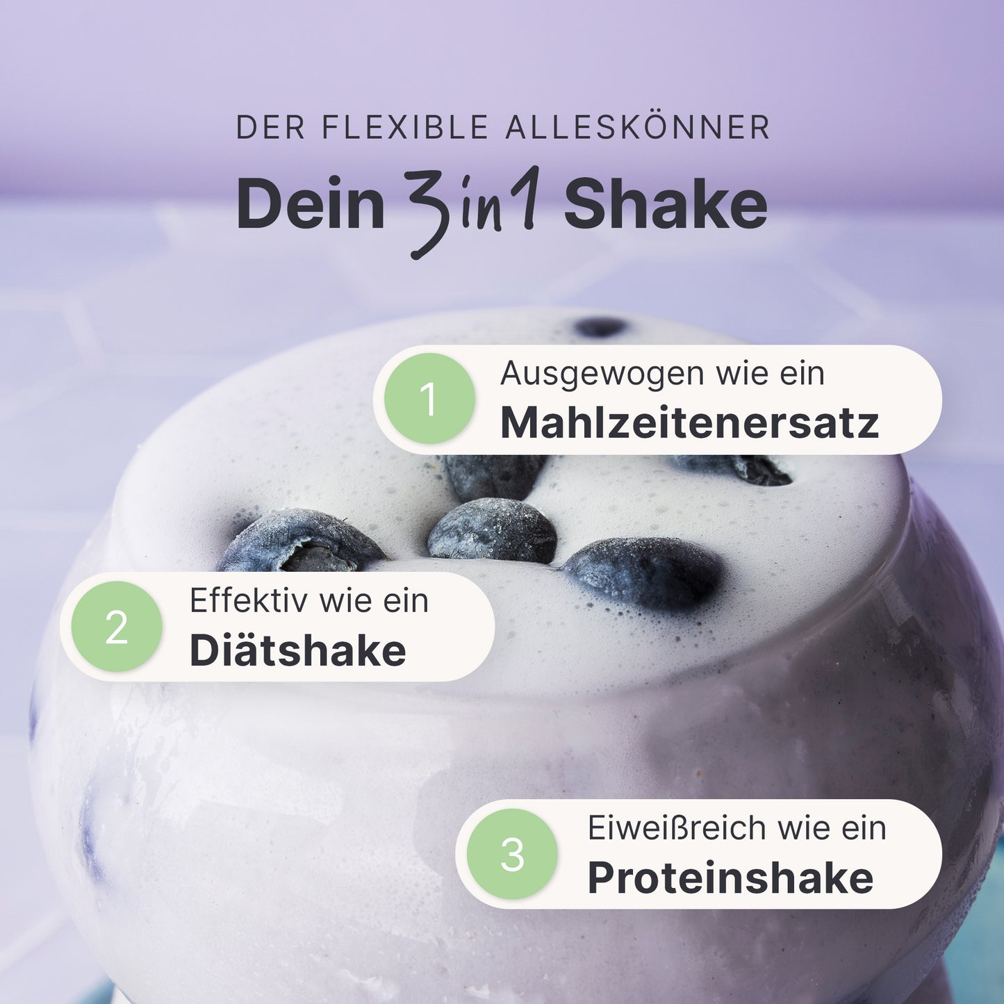 Shakemahlzeit Blaubeere (360g)