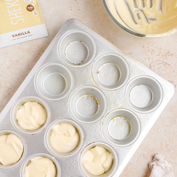 Cheesecake Muffins Zubereitung