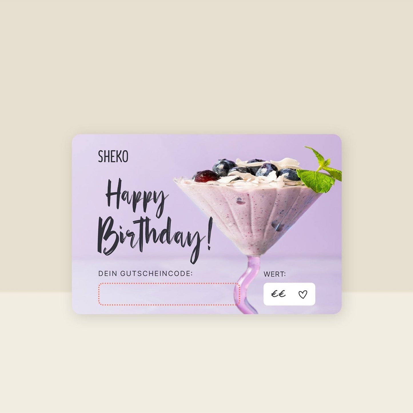 Digitaler Geschenkgutschein
