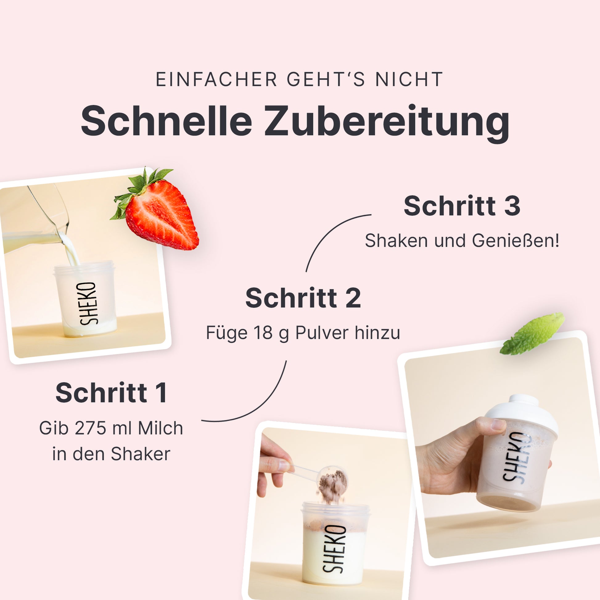 Schnelle und einfache Zubereitung