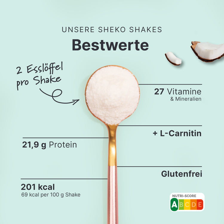 SHEKO Shakes Bestwerte