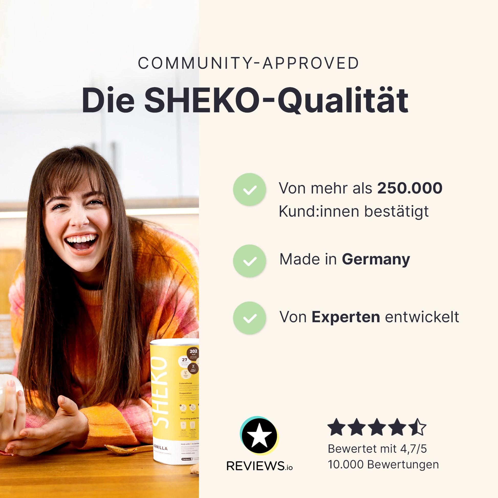 Die SHEKO-Qualität