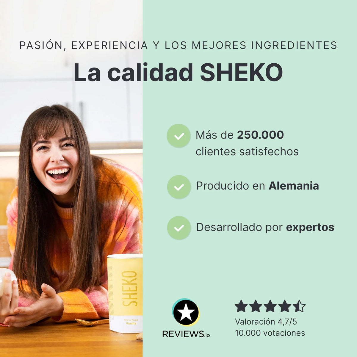 SHEKO Balance Shake Kokos (ES)