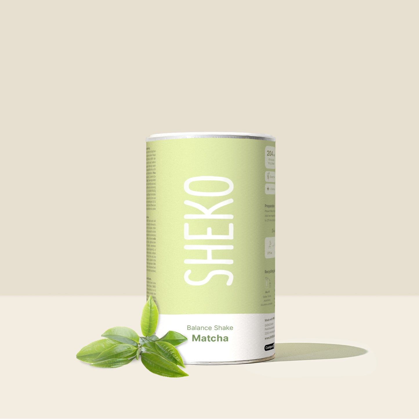 Shake sostitutivo del pasto al matcha  (378 gr)