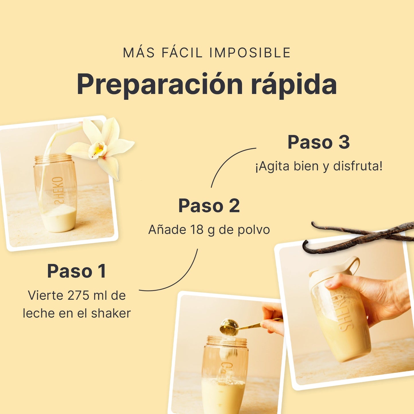 SHEKO Balance Shake Vanille (ES)