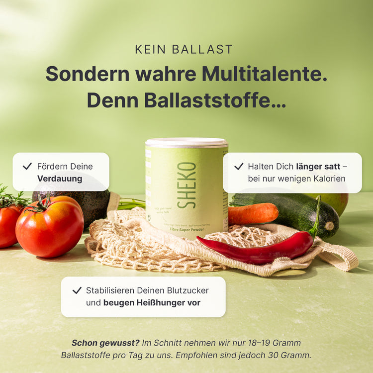 Ballaststoffpulver