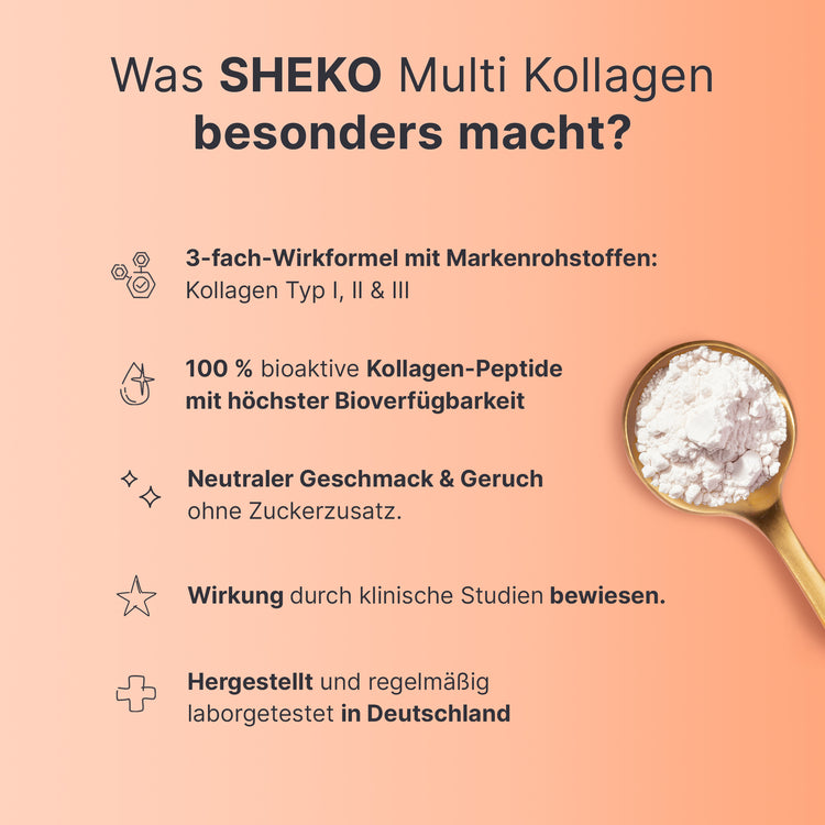 Was SHEKO Multi Kollagen besonders macht?