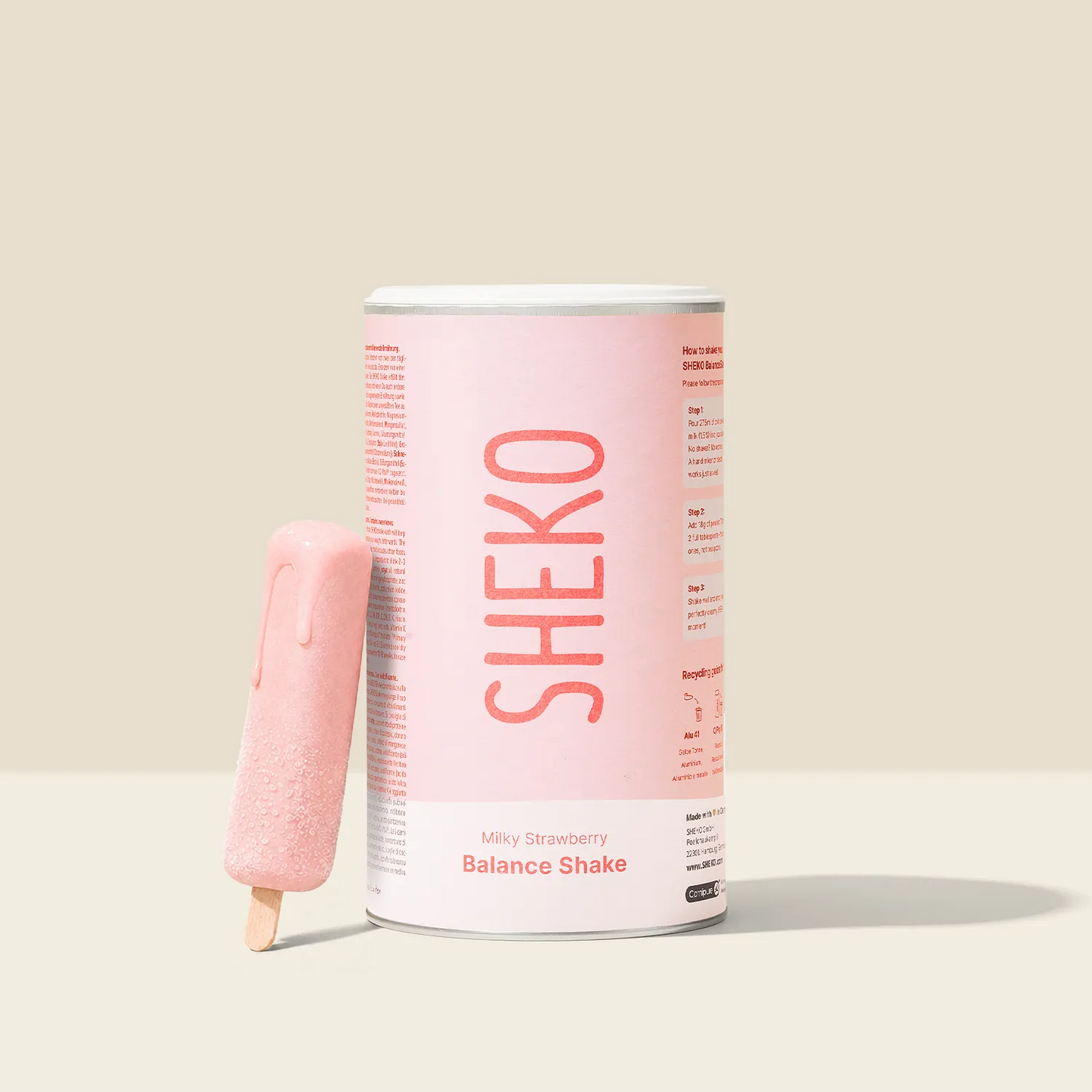 Balance Shake Milky Strawberry