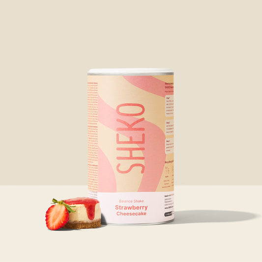 Balance Shake Strawberry Cheesecake