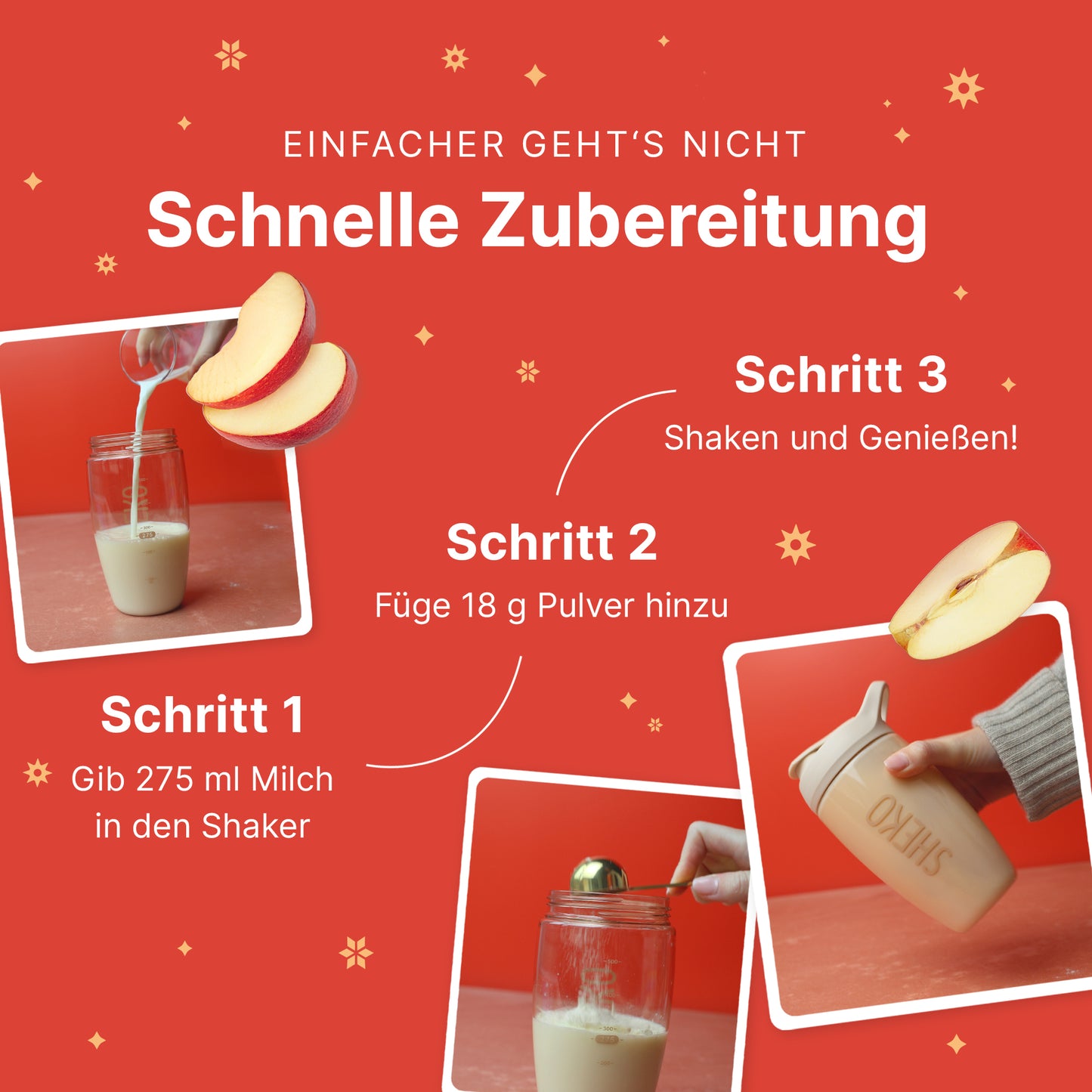 Shakemahlzeit Bratapfel (360g)