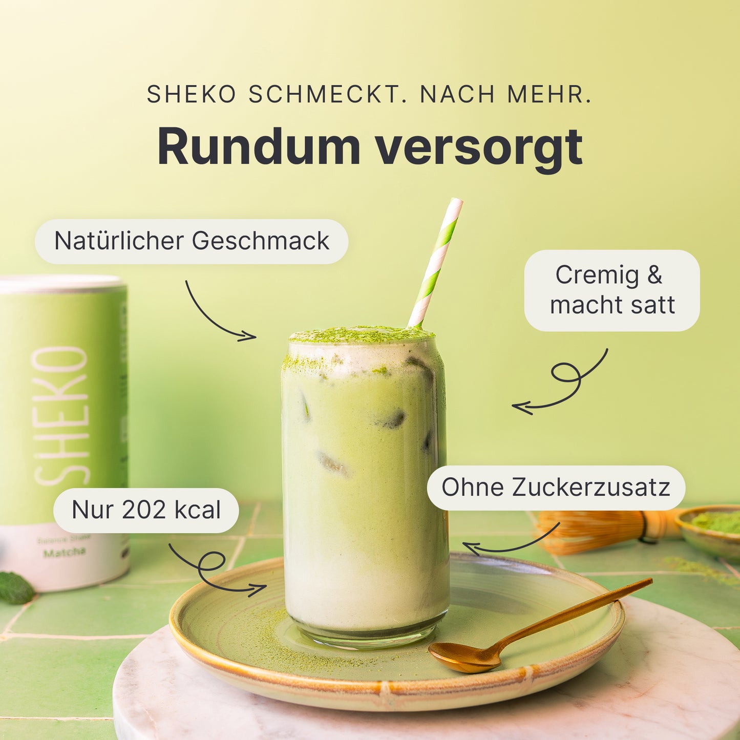 Shakemahlzeit Matcha (378g)