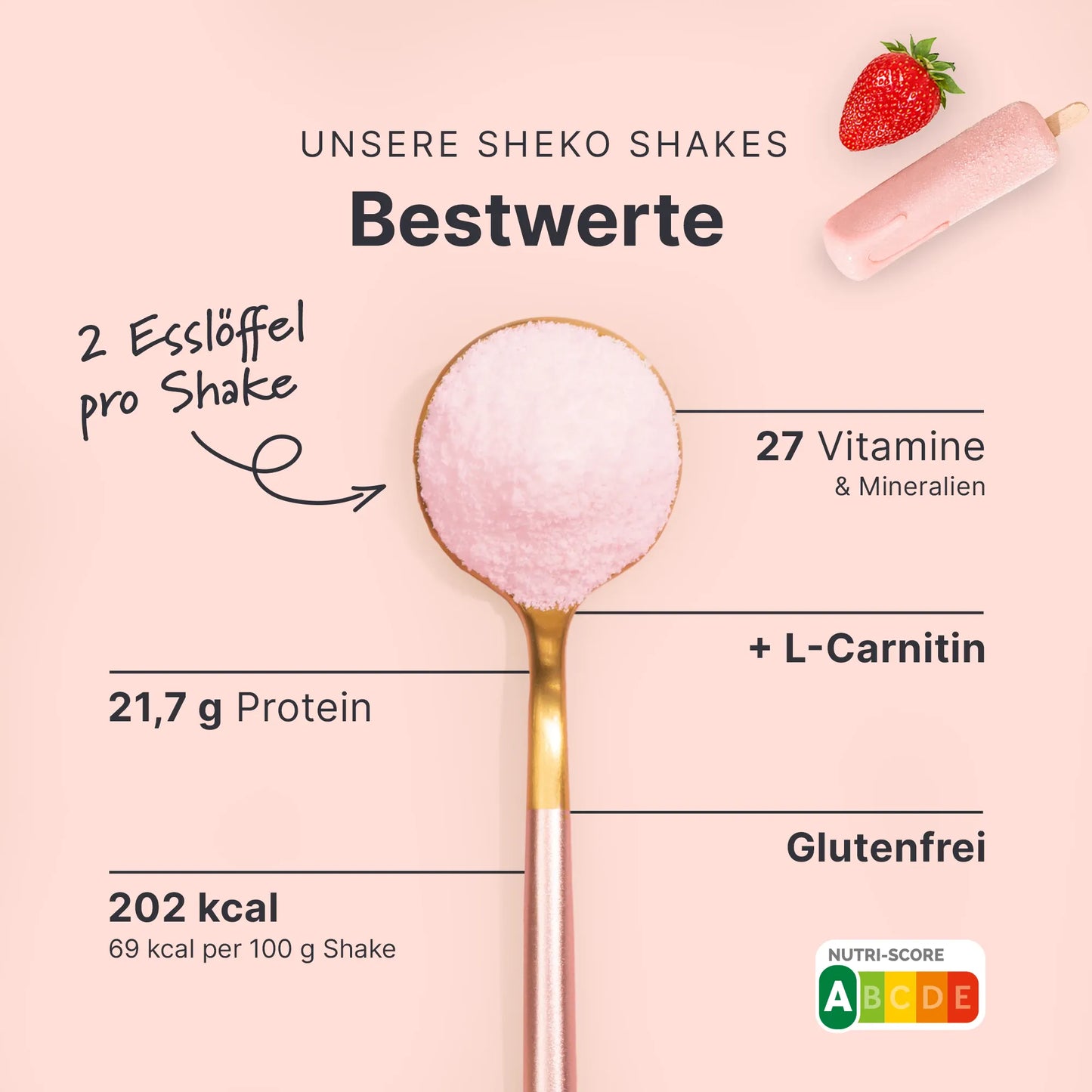 Balance Shake Milky Strawberry