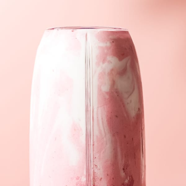 Mix all ingredients in a blender.