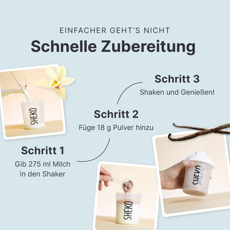 Vanille-Shake Pröbchen