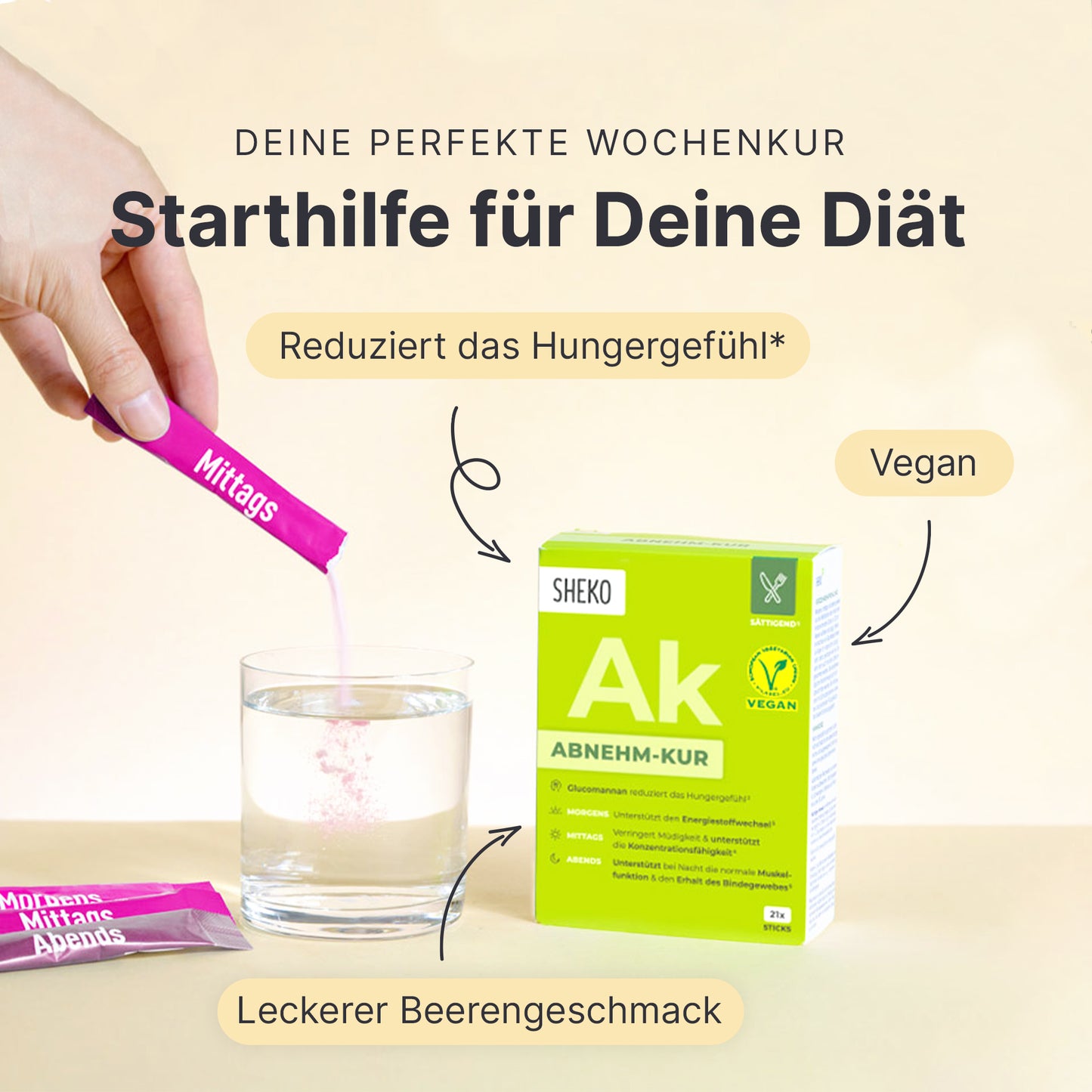 Abnehm Starterbox Erdbeere